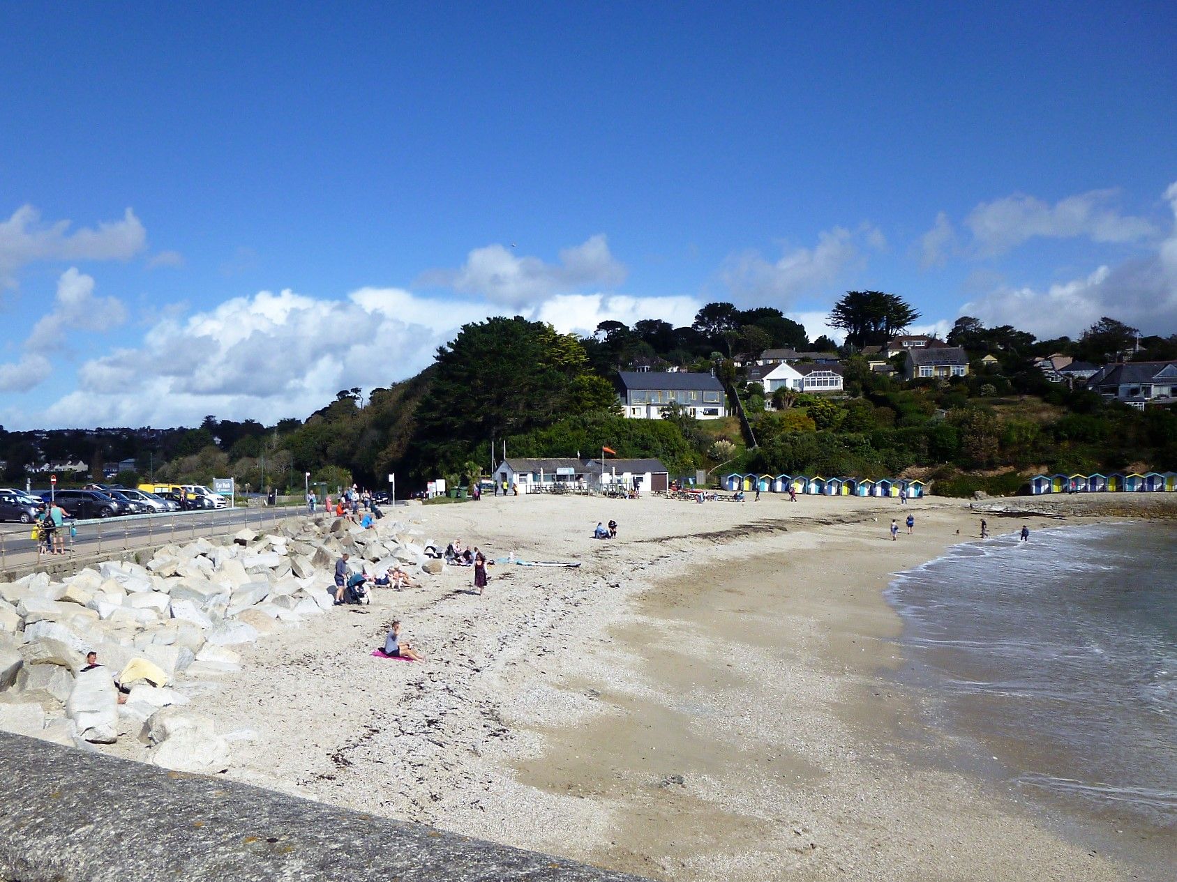 An easy access beach in Cornwall - image of Swanpool Beach